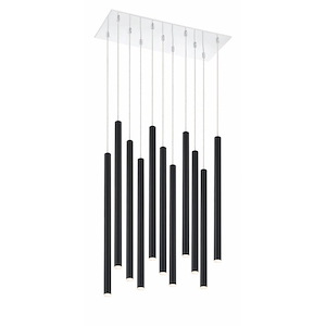 Forest - 70W 14 LED Island/Billiard in Modern Style - 16 Inches Wide by 24 Inches High - 1223098