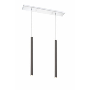 Forest - 70W 14 LED Island/Billiard in Modern Style - 16 Inches Wide by 24 Inches High - 1223067