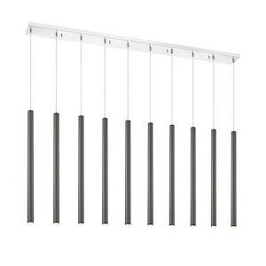 Forest - 70W 14 LED Island/Billiard in Modern Style - 9.75 Inches Wide by 24 Inches High - 1222930