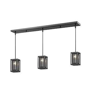 Meridional - 3 Light Island/Billiard in Tiffany Style - 6 Inches Wide by 10 Inches High - 624017